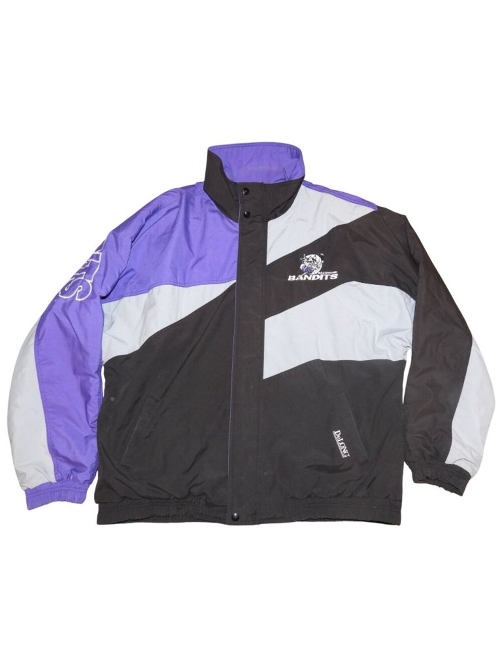 Vintage Baltimore Bandits Jacket 90s Hockey Winter Puffer Mens XL Delong Rare